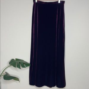 Vintage Tadashi Velvet Skirt
